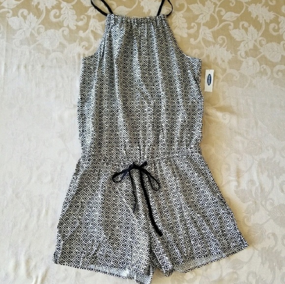 Old Navy Tops - Old Navy Aztec Abstract Shorts Romper Jumper